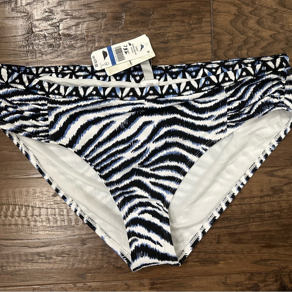 Tommy Bahama Zanzibar Shirred Bandini/Tankini 3 PIECE SET - Size XL/L - NWT $289 - Picture 8 of 13